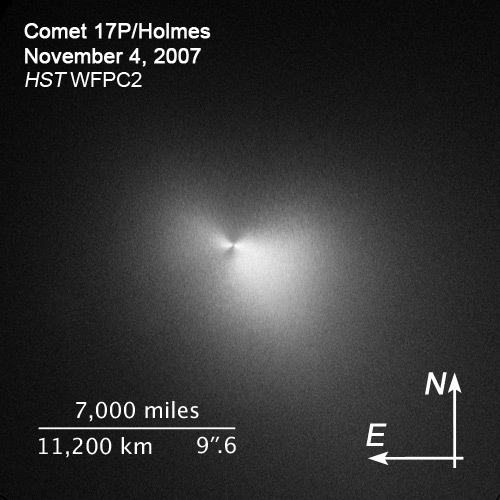 【おしゃれ】 Hubble Image Science NASA - 2007 4, November - Holmes Comet of 洋書